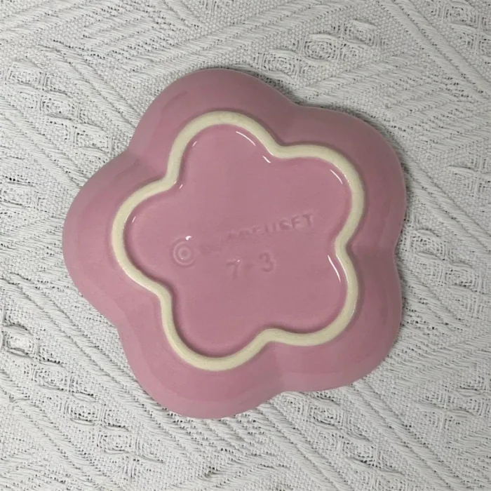 Plum Blossom Small Plate 14cm Sauce Plates French Cool Color Cake Dish Gradual Spit Bone Dishs Tableware Ceramic Dessert - Image 5