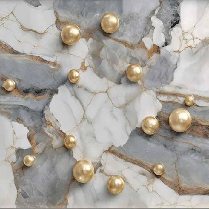 Custom Mural Modern Simple Fashion Pearl Marble Wallpaper Living Room Bedroom TV Sofa Backdrop Art Wall Paper Home Decor Fresco - Image 5