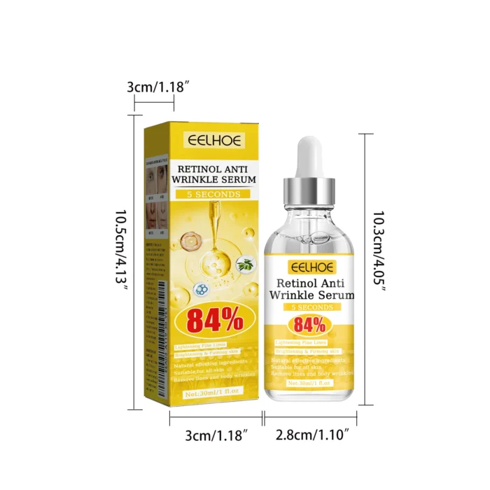 Retinol Anti-Wrinkle Serum Pure Hyaluronic Acid Facial Essence Anti Wrinkle Aging Face Lift Tightening Fade Eye Fine Lines - Image 6