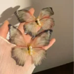 Fairy Butterfly Hair Side Clips Broken Hair Side Clip Elegant Temperament Beauty Hairpins Sweet Princess Hair Styling Headdress - Image 6