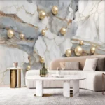 Custom Mural Modern Simple Fashion Pearl Marble Wallpaper Living Room Bedroom TV Sofa Backdrop Art Wall Paper Home Decor Fresco - Image 4