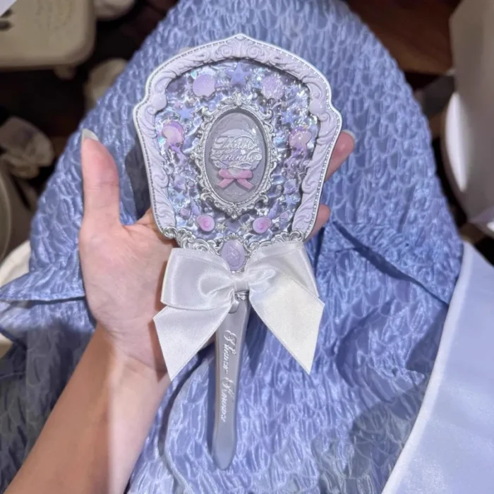 Flowerknows Makeup Hand Shell Pearl Collection Makeup Mirrors High Beauty Portable Hand Mirror - Image 5