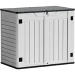 Hot-Sell White Outdoor Storage Shed 4 x 2 ft. Utility Tool Shed Resin Storage Garden Shed with Door & Lock for Patio Storage - Image 2