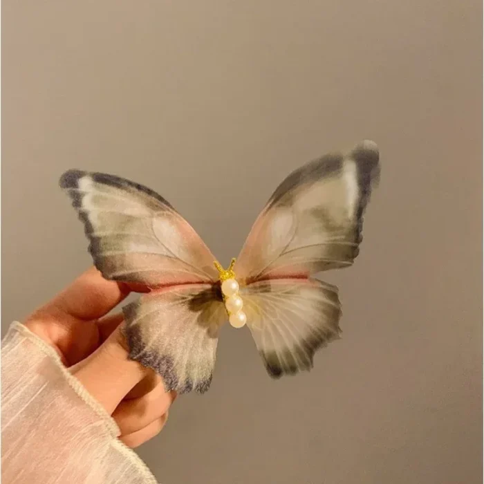 Fairy Butterfly Hair Side Clips Broken Hair Side Clip Elegant Temperament Beauty Hairpins Sweet Princess Hair Styling Headdress - Image 5