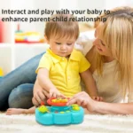 Montessori Children Cartoon Steering Wheel Toys Multifunctional Sounding Toys Baby Early Educational Toys Puzzle Game Toys Gifts