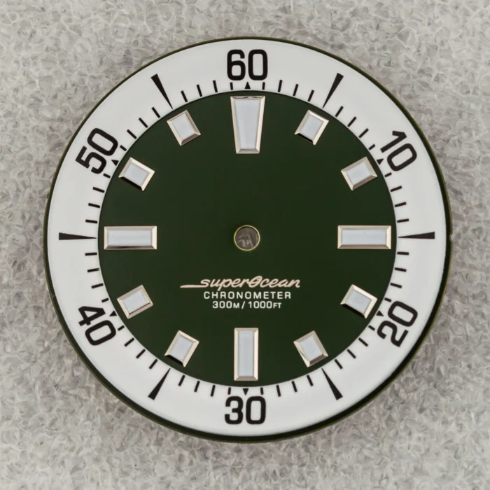 33.5mm Watch Dial for SUPEROCEAN NH35 Dial Green Luminous Face fit NH35 NH36 Mechanical Movement Mod Watch Accessories Parts - Image 1