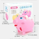 Voice-activated Electric Whistle Pig Light Music Blow Whistling Voice Control Pig Toy Education Electric Walking Pig Toy - Image 6