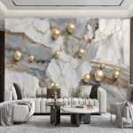 Custom Mural Modern Simple Fashion Pearl Marble Wallpaper Living Room Bedroom TV Sofa Backdrop Art Wall Paper Home Decor Fresco