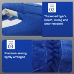 1 Pair Gardening Gloves Rose Pruning Thorn Proof Gloves With Long Forearm Protection Gauntlets For Digging Planting Garden Tools - Image 5