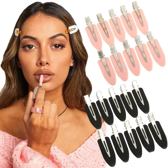 4pcs/set No Bend Seamless Hair Clips Side Bangs Barrette Colorful Makeup Washing Face Accessories Women Girls Styling Hairpins - Image 1