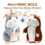 Cute Electric Talking Hamster Plush Toy Learn To Imitate Talking Nod Plush Doll Toys Interactive Plush Hamster Toys Baby Gifts - Image 4