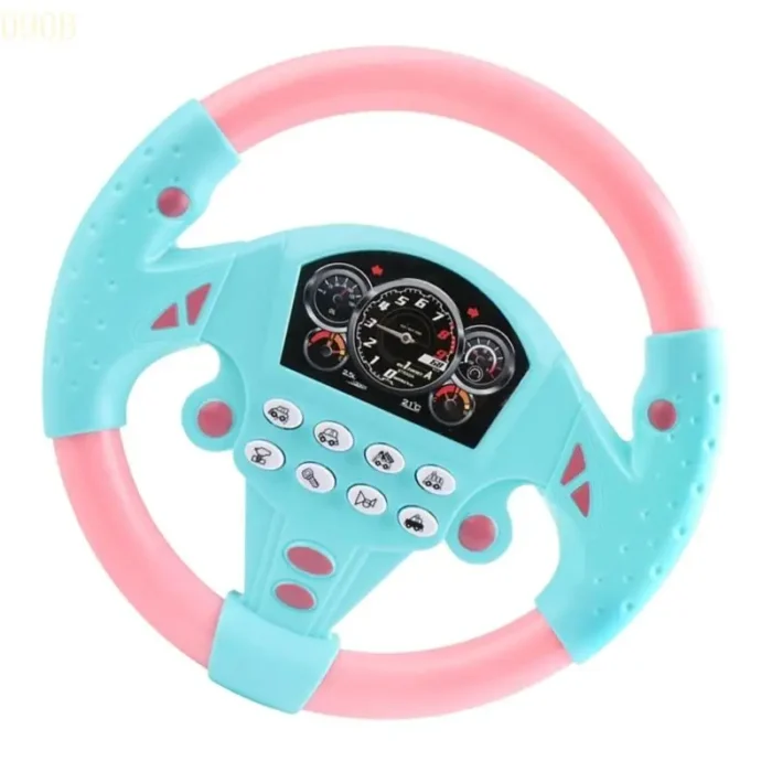 090B Fun Musical Steering Wheel Toy For Children Simulating Real Driving Learning Toy - Image 4