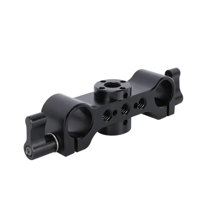 Niceyrig Dual 15mm Rod Clamp Rail Block with 1/4 & 3/8 Arri Locating Mounting Points - Image 2