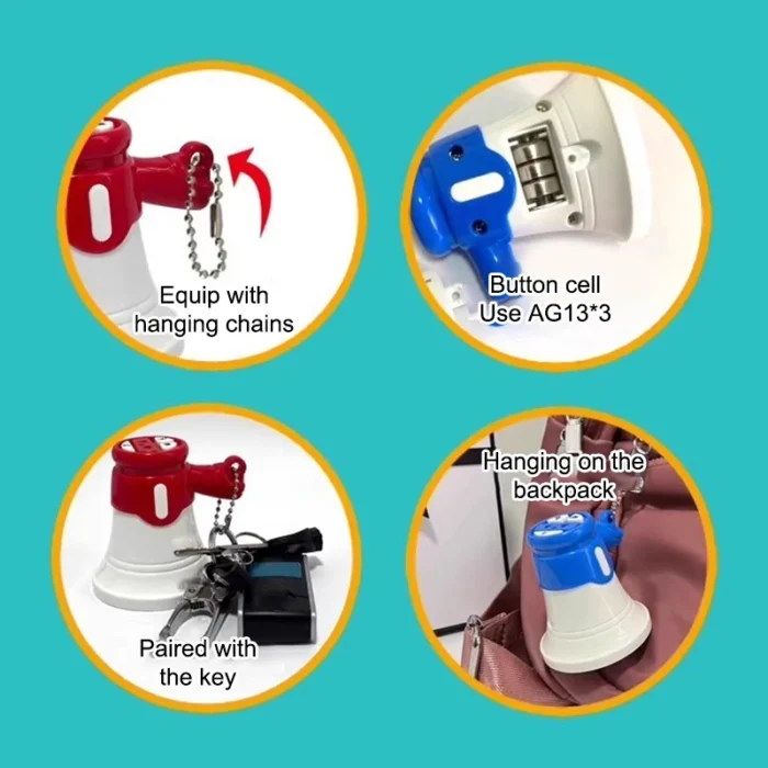 Mini Recording Speaker Fun Stress Relief Keychain Toy Cute And Compact Voice Recorder For Playful Entertainment And Relaxation - Image 3