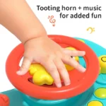 Montessori Children Cartoon Steering Wheel Toys Multifunctional Sounding Toys Baby Early Educational Toys Puzzle Game Toys Gifts - Image 4