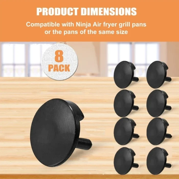 Upgraded Protective Feet Suitable for Instants Air Fryer Grill Pan Crispers Plate Tray Replacement Silicone Bumpers Dropshipping - Image 3