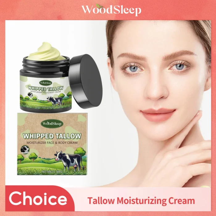 Whipped Tallow Cream Deep Moisturizing Smoohting Even Skin Tone Fade Fine Line Hydrating Redness Repair Rejuvenation Face Cream - Image 1