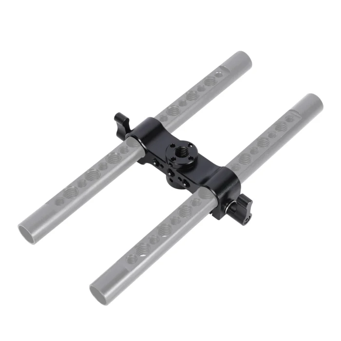 Niceyrig Dual 15mm Rod Clamp Rail Block with 1/4 & 3/8 Arri Locating Mounting Points - Image 6