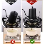 Cookware Stabilizer Gas Hob Pans Holder Iron Stove Rack Perfect for Even Heating - Image 2