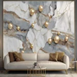 Custom Mural Modern Simple Fashion Pearl Marble Wallpaper Living Room Bedroom TV Sofa Backdrop Art Wall Paper Home Decor Fresco - Image 2