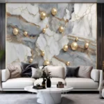 Custom Mural Modern Simple Fashion Pearl Marble Wallpaper Living Room Bedroom TV Sofa Backdrop Art Wall Paper Home Decor Fresco - Image 3