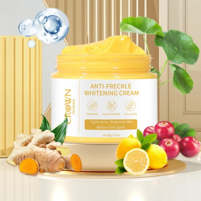 Turmeric Glutathione Face Cream Glutathione Whitening Face Cream Reduce Dark Spots Sun Spot Inhibit Melanin Face Whitening Cream - Image 4