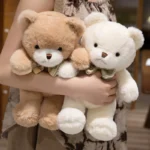 30CM Kawaii Colorful Bow Tie Bear Doll Plush Toy Hug Bear Doll Birthday Gift Teddy Pillow Home Living Room Bedroom - Image 4