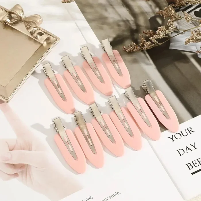 4pcs/set No Bend Seamless Hair Clips Side Bangs Barrette Colorful Makeup Washing Face Accessories Women Girls Styling Hairpins - Image 6