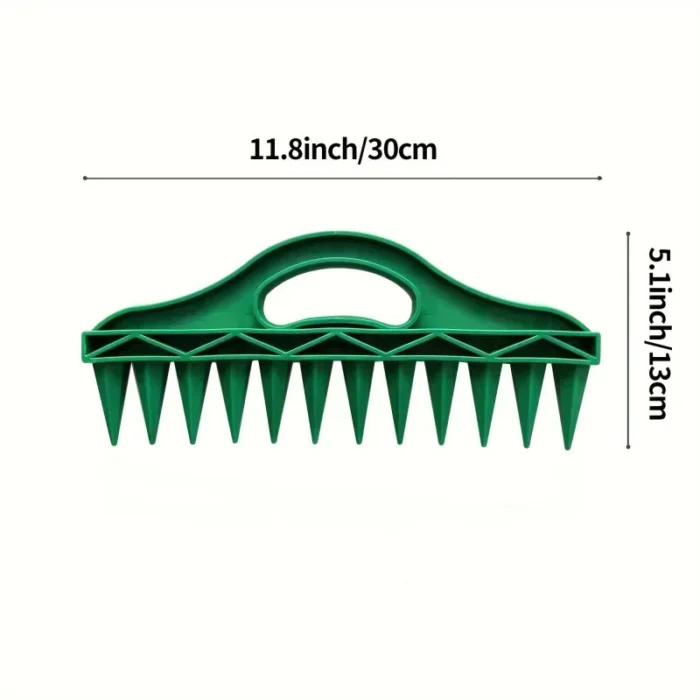 Hand Garden Seeder Tool,Seeding Hole Puncher,Soil Quick Hole Punching Gardening Seed Spacing Tool for Vegetable Plant Sowing - Image 3